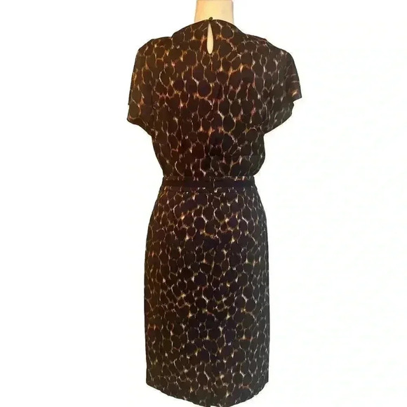 Boden 2-Piece Set Dress Outfit Silk Top Blouse Pencil Skirt Navy Work Office 6R - Picture 3 of 16